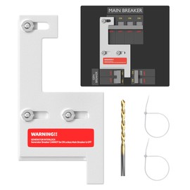 RVBOATPAT Generator Interlock Kit Compatible with GE General Electeric Vertical 150 or 200 Amp Panels 2-1/4 Inch Spacing Between Main and Branch Breaker
