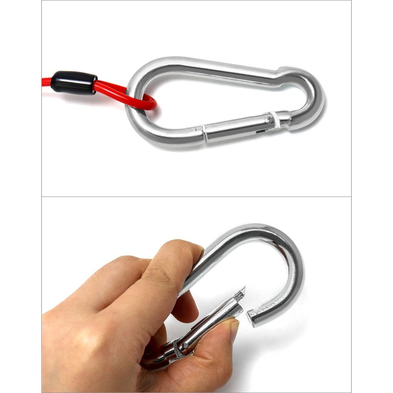 QWORK Breakaway Trailer Cable, 4 Pack 4 Ft Brake Safety