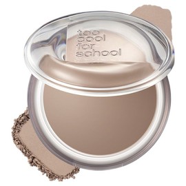 Too Cool for School Veiled Contour Pact 7.2g, Fog Ash, 1 piece / 투쿨포스쿨 베일드 컨투어 팩트 7.2g, 포그애쉬, 1개