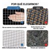 Criba Galvanizadora Malla Ciclónica Galvanizada 100cm, L 10m