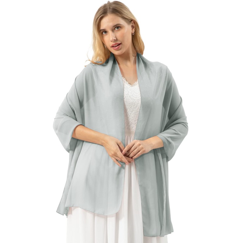 Bridesmay Chiffon Elegant Stole Scarf for Dress in Various Colours