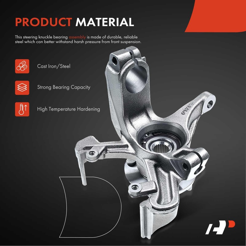 A-Premium Front Right Steering Knuckle & Wheel Bearing Hub Assembly