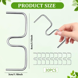 NYZQIW Pack of 30 Branch Pullers for Fruit Trees, Branch Support for Fruit Trees, Branch Puller Holder for Fruit Branches, Metal Branches for Garden Branches, for Spreading and Leveling Fruit Tree