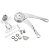 sourcing map 4 Pcs Lid Support Hinge, Zinc Alloy Folding