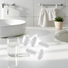 Zhuluck 5Pcs White Toothpaste Squeezer,Plastic Toothpaste Tube Squeezer Dispenser,Toothpaste Clips