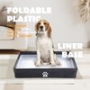 MEEXPAWS Dog Pee Pad Holder Tray Foldable, Puppy Pad Holder