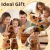 LHOEST Capybara Plush Toy with Scarf 25 CM Capybara Stuffed