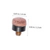WOONEKY 30 Pcs Screw Cue Tips Replacement for Billiard Cues