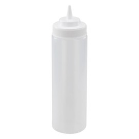 Winco Wide Mouth Squeeze Bottles 24-Ounce, 6-Pack