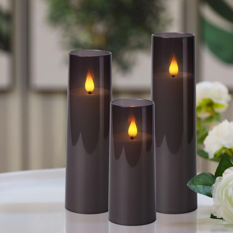 AGPTEK LED Candlelight, Flameless Flicker, Flickering Like Real Flame, Set