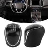 Gear knob, gear knob, comfortable plastic and leather, 6 gears