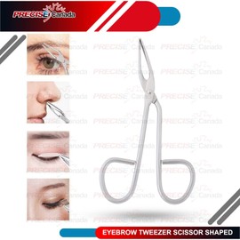 Precise Canada: Stainless Steel Scissors Shaped Slant Tip Tweezer Clip