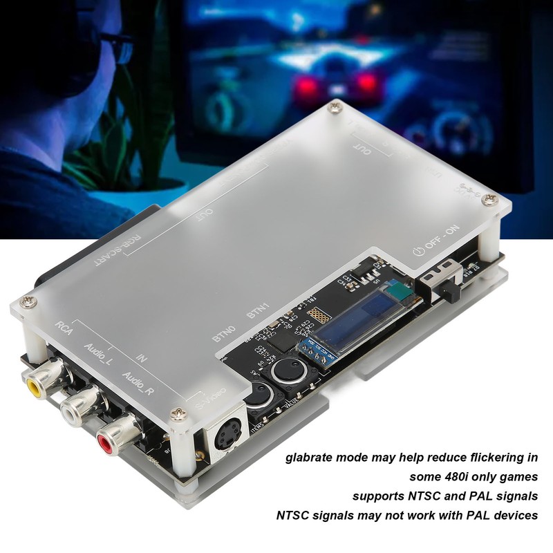OSSC Add On Board Dual Modes Linedouble Smoothing HD Video