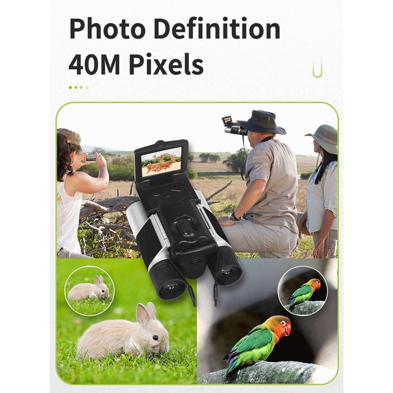 2in LCD Binoculars Telescope 1080P 5MP Video Photo Recorder Digital