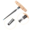 Alnicov Tapered Reamer Wood Hand Held Reamer T Handle Tapered