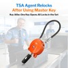 Forge TSA Approved Luggage Locks Ultra-Secure Dimple Key Cable Locks