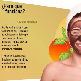 SinDolor Mascarilla Arcilla Negra Exfoliante Intenso Antiacne 250gr