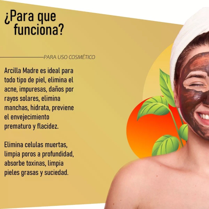 SinDolor Mascarilla Arcilla Negra Exfoliante Intenso Antiacne 250gr