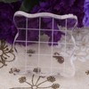 Stamp Block, Transparent Acrylic Stamping Blocks with Grid Lines, Clear