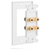 Fosmon Home Theater Wall Plate - Premium Quality Gold Plated