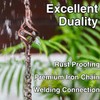 Gutter House Rain Chain, Spiral Gutter Chain 8.5ft, Copper Rain