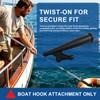 HWEIUA Boat Hook Attachment for Extension Pole, Floating & Rugged