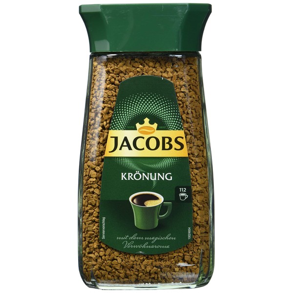 Jacobs Kronung Instant Coffee 200 Gram / 7.05 Ounce (Pack of 1) Best Before Date 15.12.2023