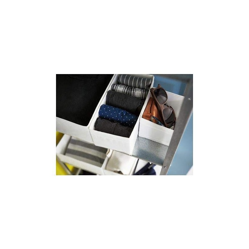 SKUBB Storage Organiser, White Set Of 6