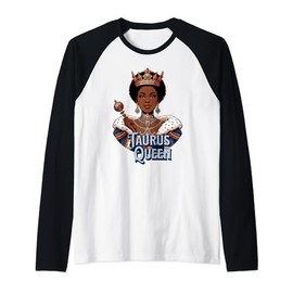Taurus Queen Zodiac Crown Level Of Savage Elegant Regal Raglan Baseball Tee