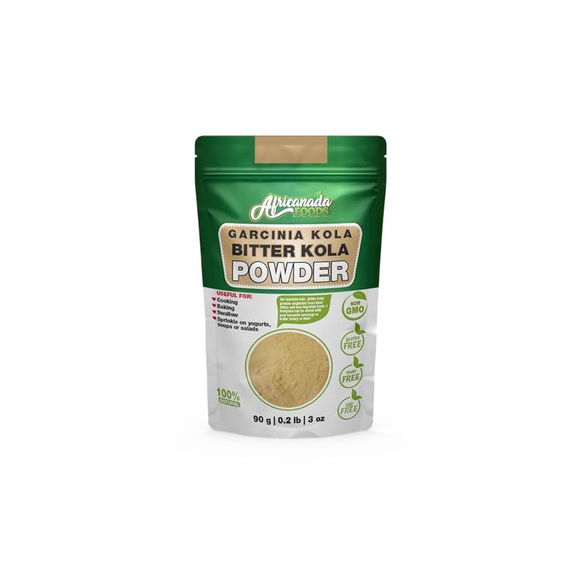 Natural Bitter Kola Nut Powder | Garcinia Kola | Snack,