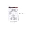 Baluue Artificial Eyebrow Stencils Imitation Brow Stickers Waterproof Brow Tool