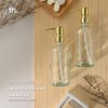 MaisoNovo Soap Dispenser 2-Piece Set | 16.9oz Clear Bottles with