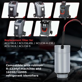 16916 Oxygen Sensor, Replacement for robinair 16916 Oxygen Sensor, Compatible with robinair 16990/16995 Refrigerant identifiers, AC1234-4/AC1234-4SL/AC1234-4-230/AC1234-6/AC1234-9