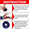 For Dyson Traceless Dust Brush Attachment & Premium Round Horsehair