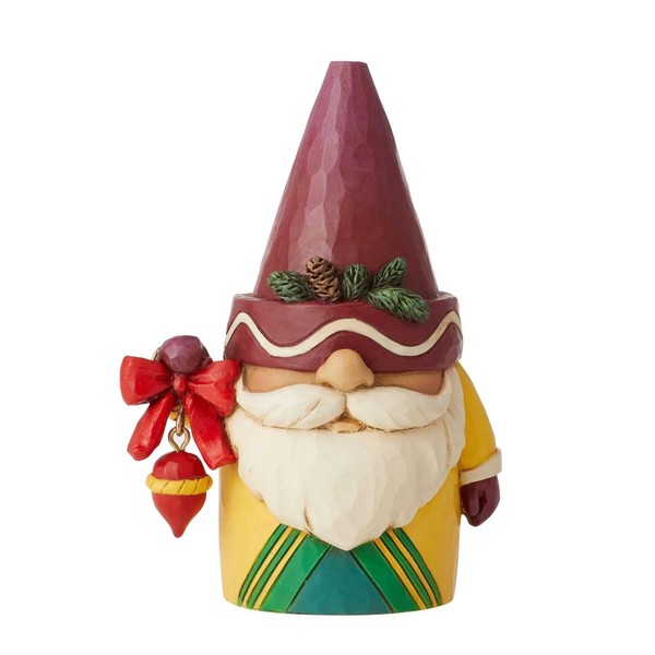 Enesco Jim Shore Crayola Gnome Holding Ornament Figurine 4.45 Inch