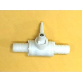 Lancer Soda System, Beer System, Part, Valve, Shutoff , White, Micro Blend, 1/2" Barb