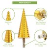 BLOSTM Step Drill Bit Set - 3pcs High Speed Cone