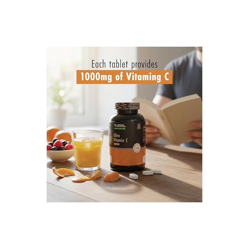 Refined Nutrition Vitamin C 1000mg Tablets – 90 Vegan &