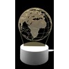 True Face 3D Optical Illusion Night Light, Touch LED Table
