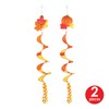 Beistle 2 Piece Nylon Fabric Autumn Wind Spinners Fall Thanksgiving