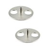 DGHAOP 2PCS Metal Round Spring Wound Key Music Box Movement