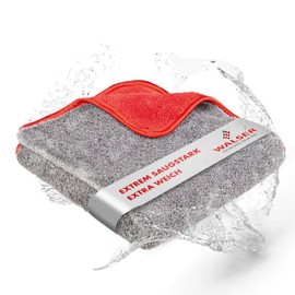 WALSER Microfibre Car Cloths, Premium Microfibre Cloth, Car Care, Car Cleaning Cloths, Anti-Fog Cloth, Microfibre Car Cloth for Streak-Free Cleaning, Cockpit Care Car Cloths 48 x 42 cm