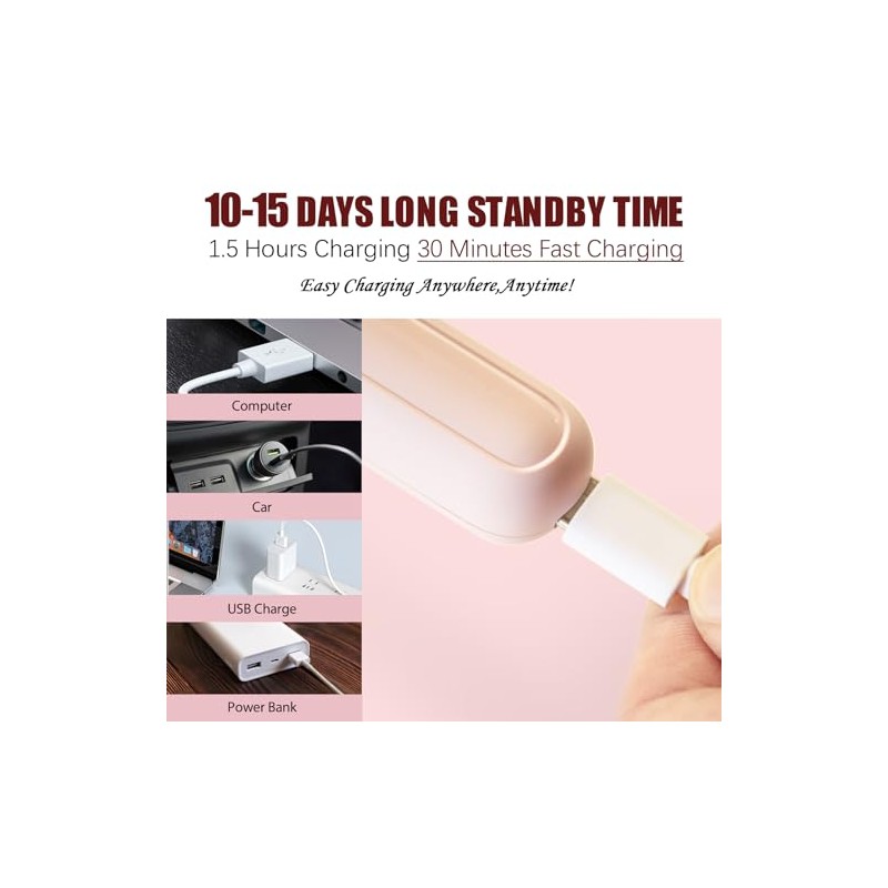 Le’phoqua Heated Eyelash Curler with Comb Design: Anti-Scald Electric Lash