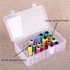 TogtherKings Sewing Thread Box, 2 Pieces Sewing Thread Storage, Embroidery