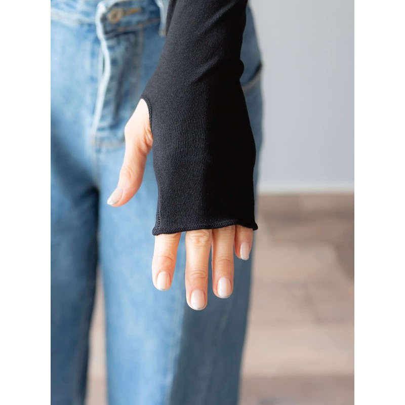 SOWAN Arm Cover, Cooling Sensation, UV Protection, Fingerless, Sun Protection,