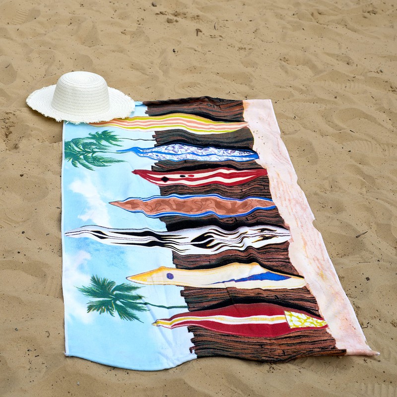 GEEZY Large Microfibre Beach Bath Towel Lightweight Sports Travel Gym