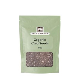 Organic Chia Seeds 1kg by Manor Springs Organic