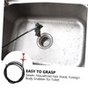 DOITOOL Unclog Sink Drain Flexible Grabber Tool Drain Removal Tool