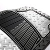 FH Group Automotive Floor Mats - Heavy-Duty Metallic Rubber Floor