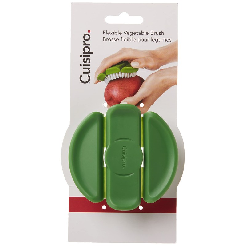 Cuisipro Flexible Vegetable Brush, Green